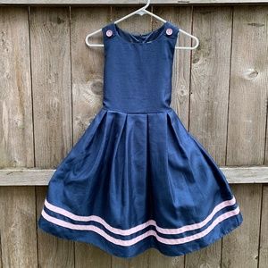 Little Miss Navy Party Dress